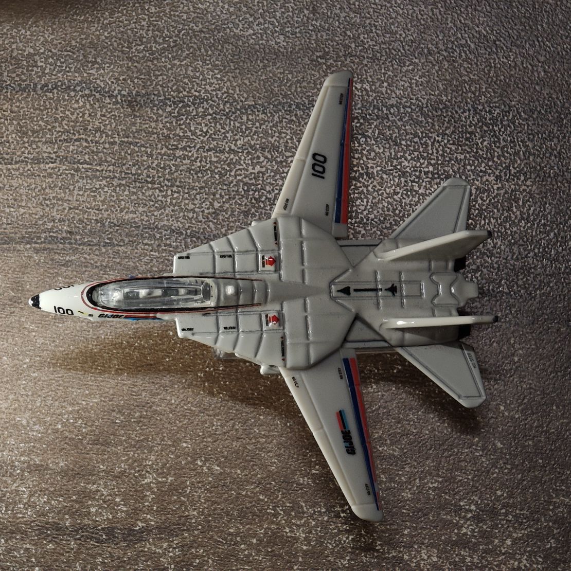 Hot Wheels G.I. Joe Combat Jet Skystriker (F-14 Tomcat) - Image 1